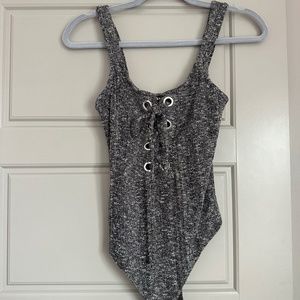 Lace up bodysuit | Express